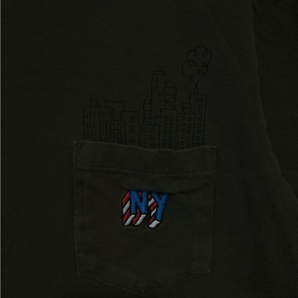 3 For 25| UNIQLO SPRZ NY Timothy Goodman Men's Olive Green T-Shirt Size M - Picture 2 of 5